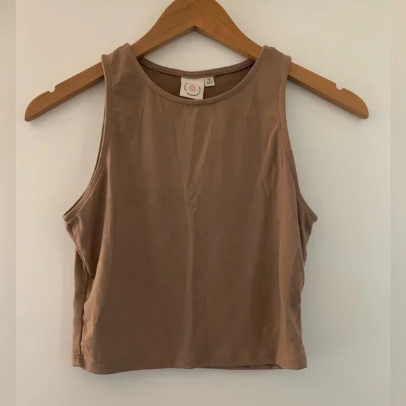 Live in the Moment tan top size xs - Picture 1 of 3